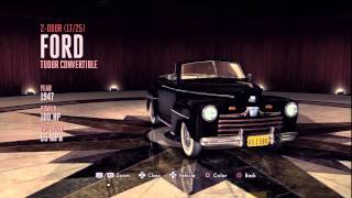 LA Noire  2Door Vehicles 1 to 25 [upl. by Harding]