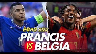 LIVE PRANCIS VS BELGIA  ROUND OF 16 EURO 2024 [upl. by Hickie]