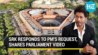 Shah Rukh Khan hails inauguration of new parliament Calls it a Magnificent New Home  Watch [upl. by Adrianne]