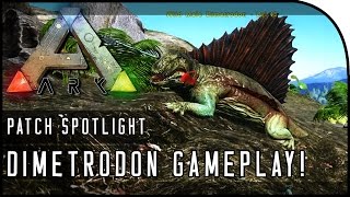 ARK Survival Evolved DIMETRODON GAMEPLAY amp TAMING INSULATOR amp SOLID FIGHTER [upl. by Nylegna]