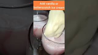 Gazab ka swad Roohafza milk shake 😋shorts summerdrink recipe tasty tranding [upl. by Farrington318]