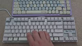 jUsT gEt a cHeAp aMaZoN keYbOard nah Id creamy keyboard [upl. by Lance]