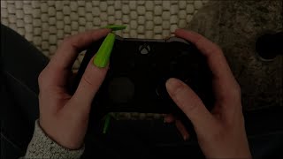 ASMR Xbox Controller Sounds  controller remote headset tapping and scratching [upl. by Ulrica]