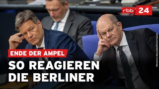 So reagiert Berlin auf das AmpelAus [upl. by Kcirdde309]