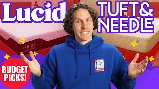 Lucid vs Tuft amp Needle  Budget Mattress Reviews UPDATED [upl. by Daniels58]