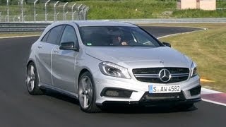 MercedesBenz A45 AMG roadtest English subtitled [upl. by Yentruocal]