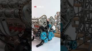 V8 engine modelampFerris wheel [upl. by Yreneh60]