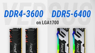 DDR436004600 vs DDR5480056006400 w i513600K  RTX 4090 Test in 7 games at 1080p2160p [upl. by Hinda]