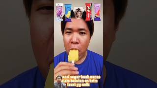 MAKAN BERBAGAI VARIAN AICE ICE CREAM aiceicecream mukbang escream icecream asmr [upl. by Ailhat]