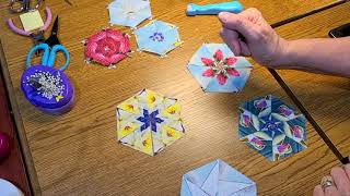 Hexified Panel Quilt Tutorial Chain Piecing Hexies [upl. by Tinor707]