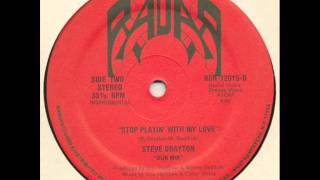 Steve Drayton  Stop Playin With My Love Dub Mix [upl. by Pachston673]