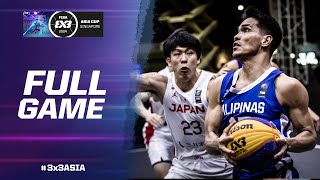 Japan 🇯🇵 vs Philippines 🇵🇭  Men Full Game  FIBA 3x3 Asia Cup 2024  3x3 Basketball [upl. by Edme]