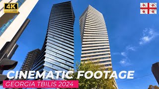 【4K】Cinematic Video in Tbilisi 4K Walking Tour 2024 [upl. by Htial347]