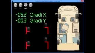 arduino  processing livella con decimo di grado tilt sensor accelerometer 15G [upl. by Notgnirrac245]