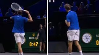 Laver Cup umpire explains why Medvedev wasnt disqualified as Tiafoe calls for action [upl. by Notnek233]