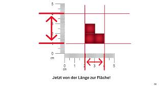 Mit Potenzen rechnen Flächen und Flächeneinheiten Quadrat und Rechteck in Quadratzentimeter [upl. by Oremor]