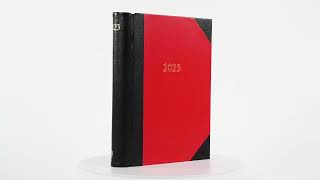 Desk  A4 Two Pages to a Day 2023 Diary [upl. by Barnie382]