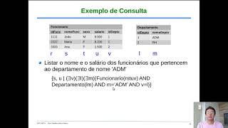 Videoaula 6f  Cálculo Relacional de Domínio [upl. by Harriet]