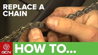 How To Replace A Bicycle Chain [upl. by Ivon939]