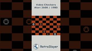 Video Checkers Gameplay Atari 2600 retrogaming atari2600 videocheckers [upl. by Bagger]