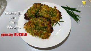 Zuccinipuffer Vegetarisch Gerichte unter 5 Eurogünstig KOCHENZuccini buffer🥒🥬🍀🥕🧅😍 [upl. by Eerok]