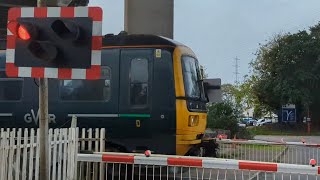 Avonmouth Dock Junction level crossing Bristol 281024 [upl. by Ttayh650]