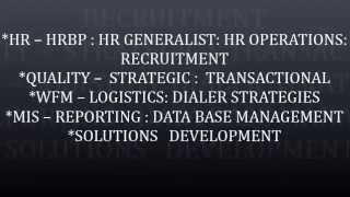 Company Profile  ANRI Solutions HR Services Pvt Ltd [upl. by Aryajay]