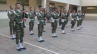 Guardia de honor del batallon policia militar 4 s [upl. by Nyrhtac961]