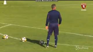 Torino Goalkeeper vs 48 years old Sinisa MihajlovicAmazing Freekicks [upl. by Annissa746]