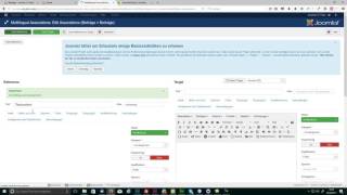 Joomla 37 Mehrsprachige Inhalte auf einen Blick verwalten Multilanguage Associations [upl. by Drarreg]