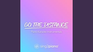 Go The Distance Shortened amp Lower Key Originally Performed by Roger Bart [upl. by Gwenneth]