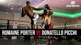 Romaine Porter vs Donatello Picchi  ICO European Title  Full Fight [upl. by Kcinom]