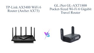 TPLink AX5400 vs GLiNet GLAXT1800 🌐🔥 [upl. by Ahsrav]