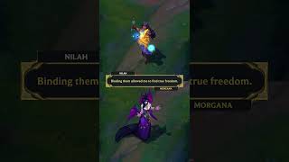 Nilah Interactions Part 2  League of Legends [upl. by Nair281]