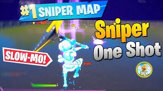 1 Sniper Map in Fortnite [upl. by Agata31]