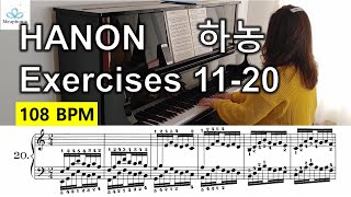 Hanon Exercises No1120 108BPM [upl. by Marietta]