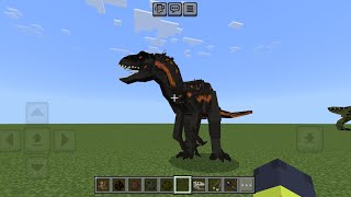 Jurassic World Saga MOD in Minecraft PE [upl. by Coy]