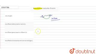 Epistasis results from [upl. by Navets]