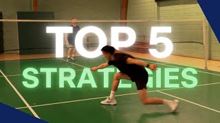 Top 5 Badminton Strategies ANY BEGINNER Should START Doing [upl. by Quita]