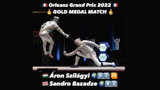 Orleans Grand Prix 2022 SMS  GOLD  Aron Szilagyi HUN v Sandro Bazadze GEO [upl. by Eelarak]