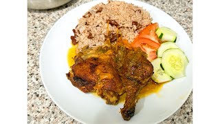 HOW TO MAKE THE BEST RICE AND PEAS WITH CHICKEN JAMAICAN STYLE 🇯🇲 Itswhitney2 howto [upl. by Esac]