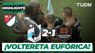 HIGHLIGHTS  Minnesota 21 Houston Dynamo  MLS 2022  TUDN [upl. by Ellenaej]