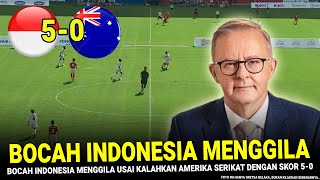 🔴 Geger Internasional Presiden Australia Tak Percaya Indonesia U12 Sapu Bersih Amerika [upl. by Orazio]