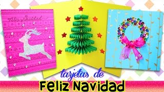 ★ TARJETAS DE NAVIDAD ★ fácil sencilla y bonita  VANE COOPER [upl. by Craig]