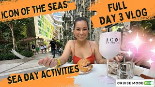 Day 3 SEADAY ACTIVITIES ON ICON OF THE SEAS VLOG [upl. by Dnalro]