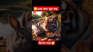 এক বাঘ খুব বড় বিপদে পরে 🫢haw two video foryou fyp golpo [upl. by Spence]