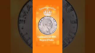 Centesimi 50 🇮🇹 1941 EuroMoneteDoc monete rare collection euro numismatica lire euromonetedoc [upl. by Zsazsa]