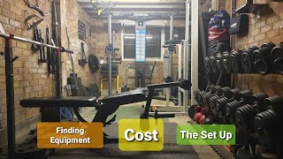 My Garage Gym FULL TOUR  You dont need much space to create a Mecca  Road to 160kg Bench Press [upl. by Anirdna]