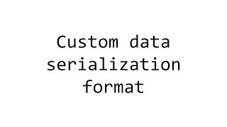 Custom serializationdeserialization text format for C structs [upl. by Reiser169]