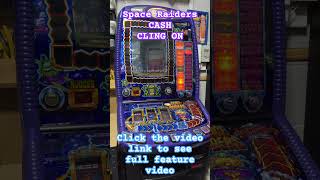 CASH CLING ON Barcrest Space Raiders Fruit Machine Side Features [upl. by Leseil]